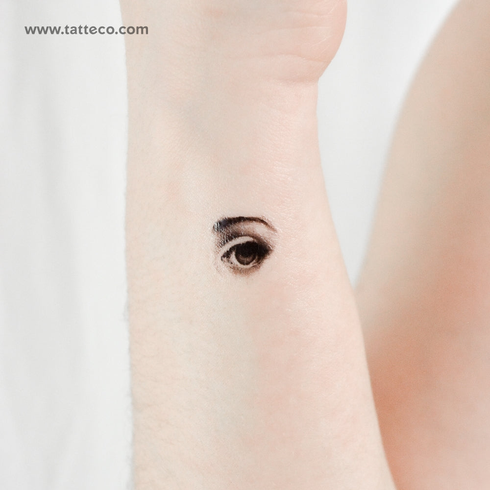 Little Eye And Eyebrow Temporary Tattoo - Set of 3