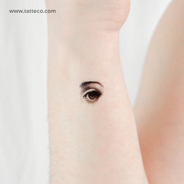 Little Eye And Eyebrow Temporary Tattoo - Set of 3