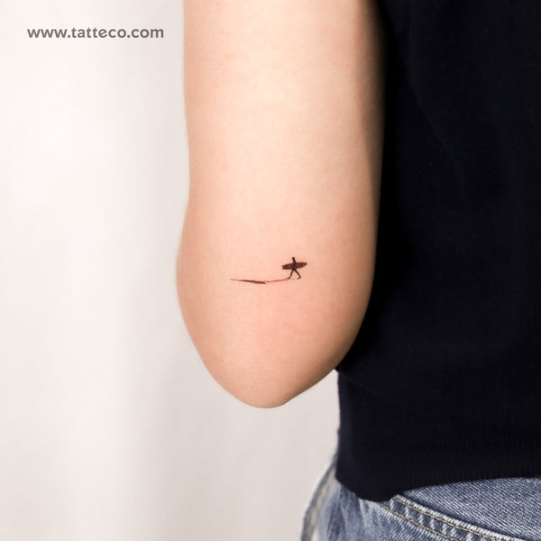 Surfer Temporary Tattoo - Set of 3