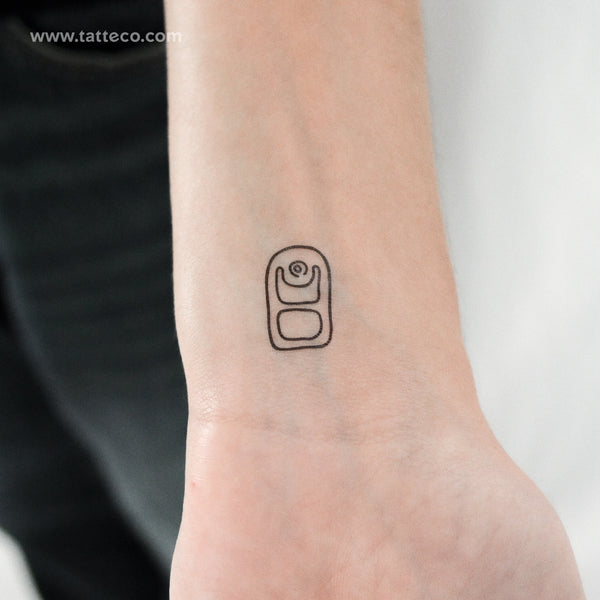 Can Tab Temporary Tattoo - Set of 3