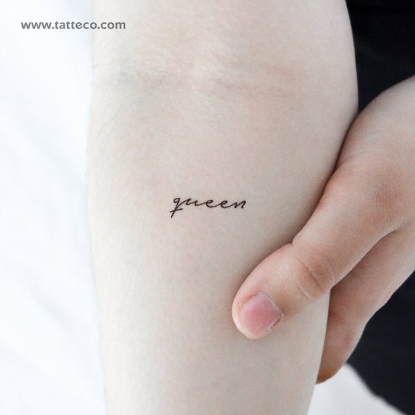 Queen Temporary Tattoo - Set of 3