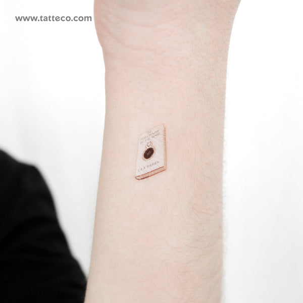 The Fellowship Of The Ring Book Temporary Tattoo - Set of 3