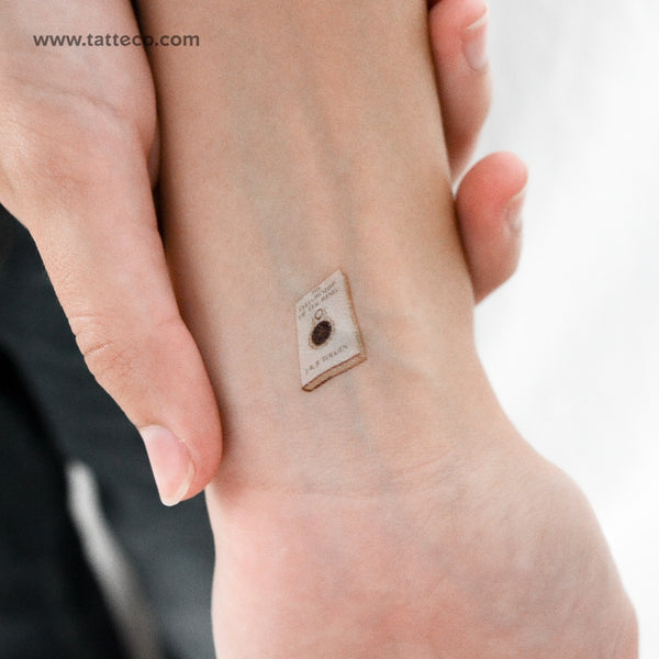 The Fellowship Of The Ring Book Temporary Tattoo - Set of 3