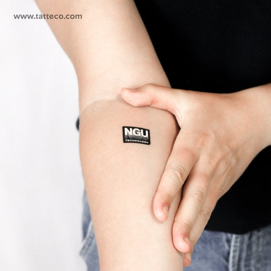 Tatuaje temporal de tecnología NGU - Juego de 3