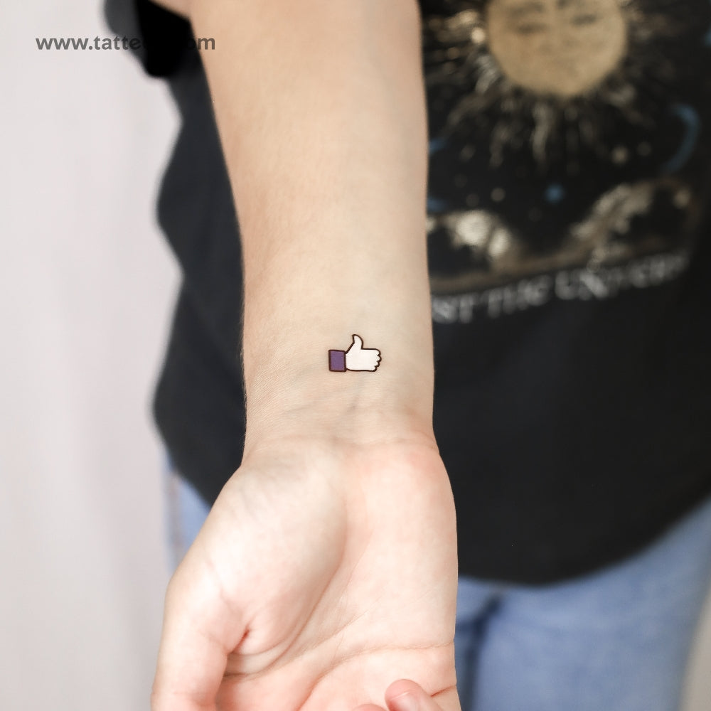 Like symbol Temporary Tattoo - Set of 3