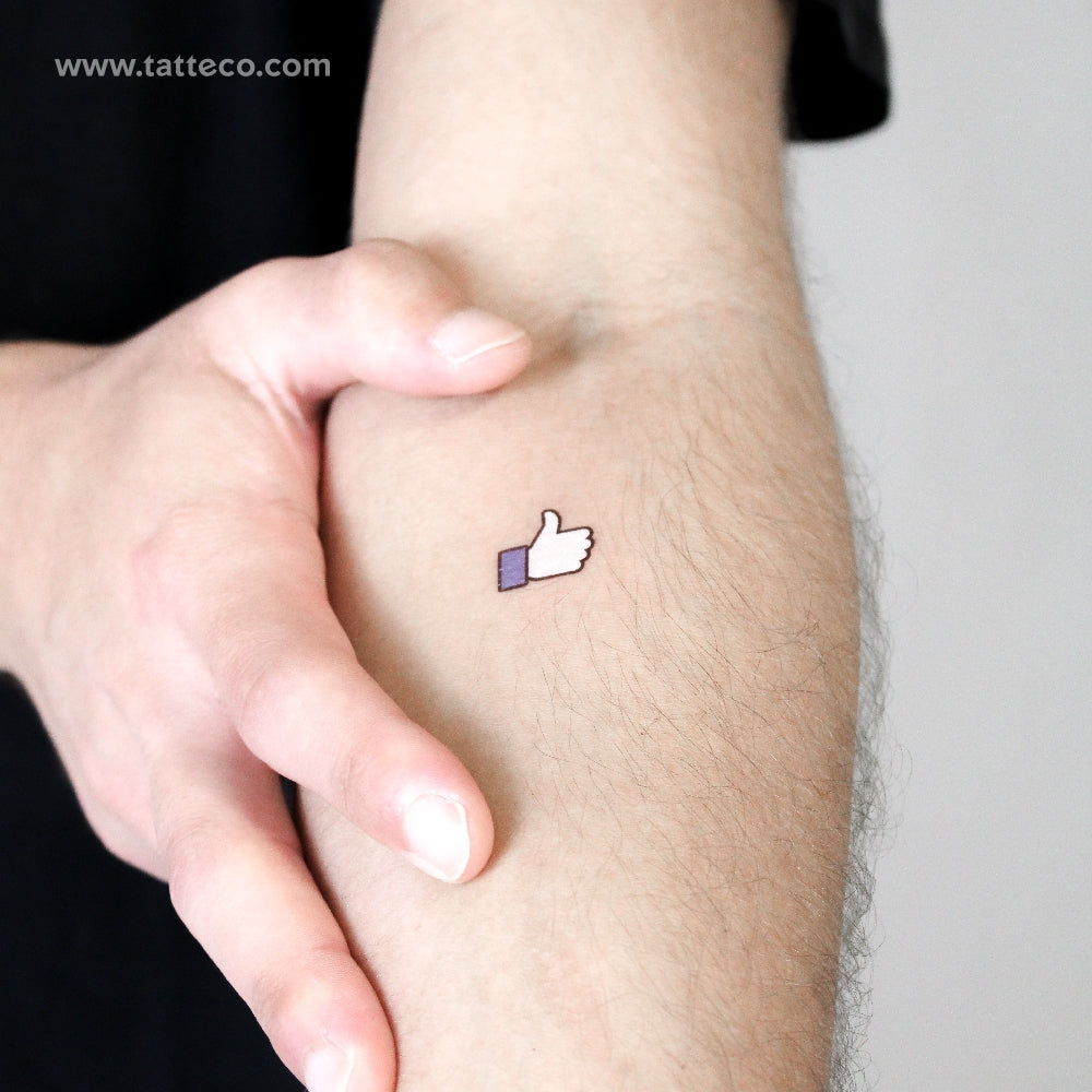Like symbol Temporary Tattoo - Set of 3