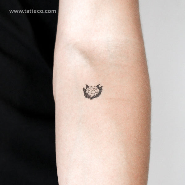 Small Cauliflower Temporary Tattoo - Set of 3