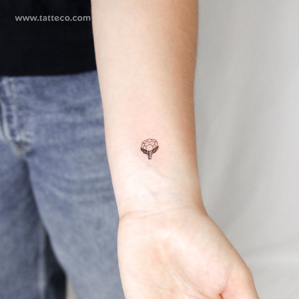 Little Cauliflower Temporary Tattoo - Set of 3