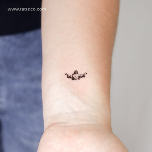 Tatuaje temporal de Jesús - Juego de 3