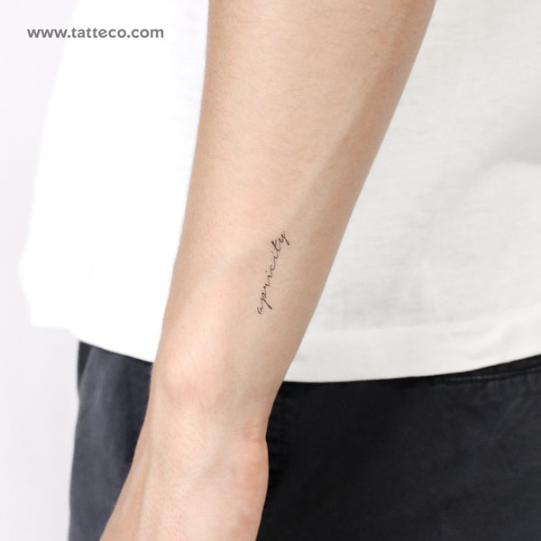 Apricity Temporary Tattoo - Set of 3