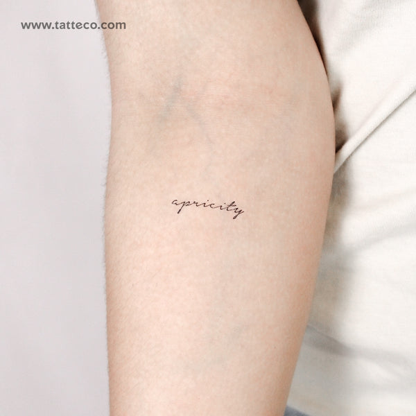 Apricity Temporary Tattoo - Set of 3