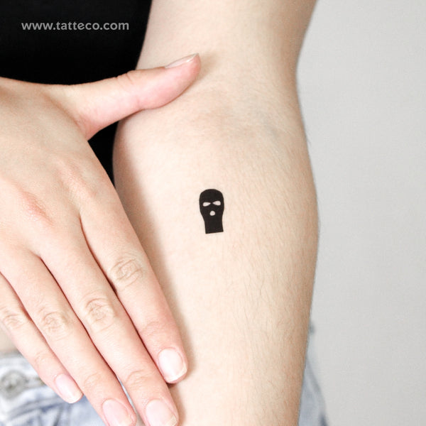Balaclava Temporary Tattoo - Set of 3