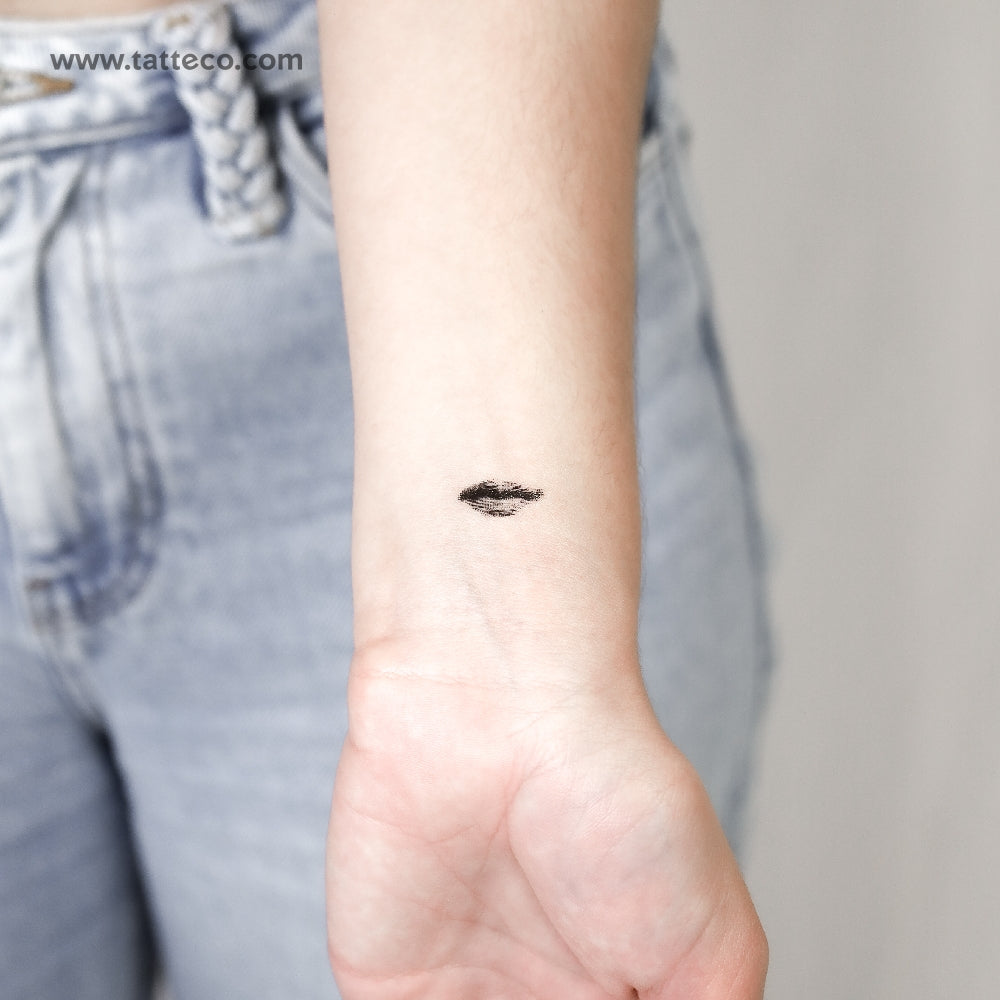 Tatuaje temporal de boca - Juego de 3