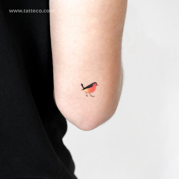 Little Robin Temporary Tattoo - Set of 3