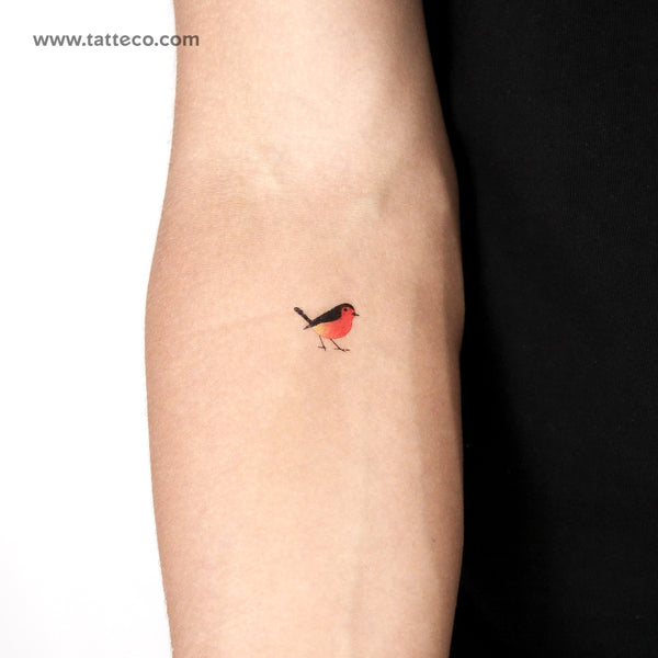 Little Robin Temporary Tattoo - Set of 3