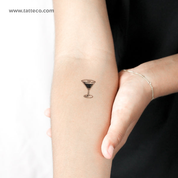 Espresso Martini Temporary Tattoo - Set of 3