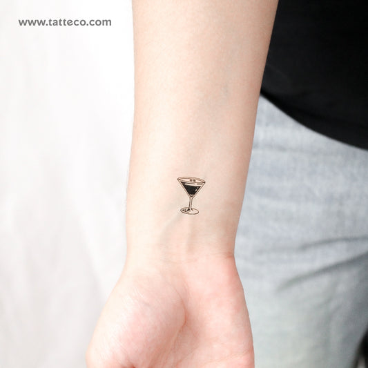 Espresso Martini Temporary Tattoo - Set of 3