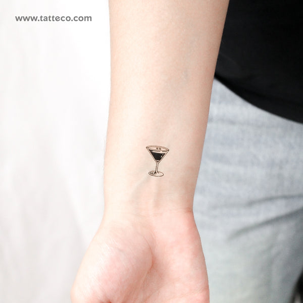 Espresso Martini Temporary Tattoo - Set of 3