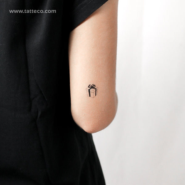 Gift Box Temporary Tattoo - Set of 3