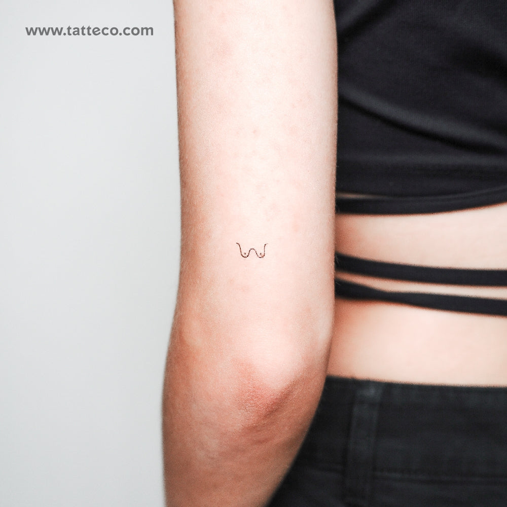 Boobs Temporary Tattoo - Set of 3