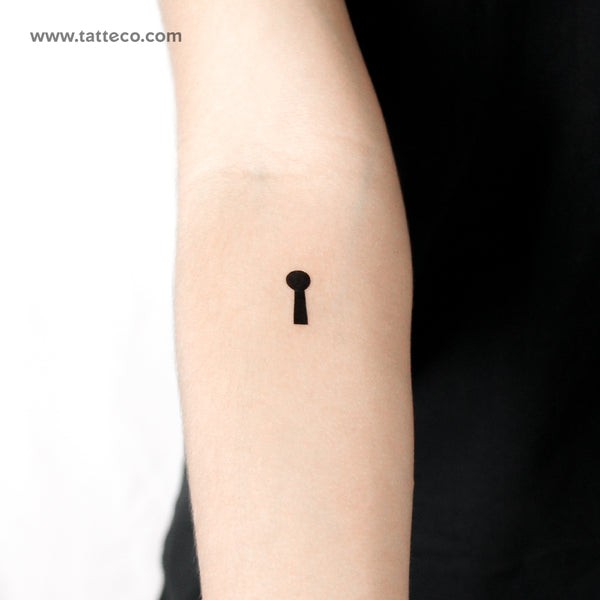 Small Keyhole Temporary Tattoo - Set of 3