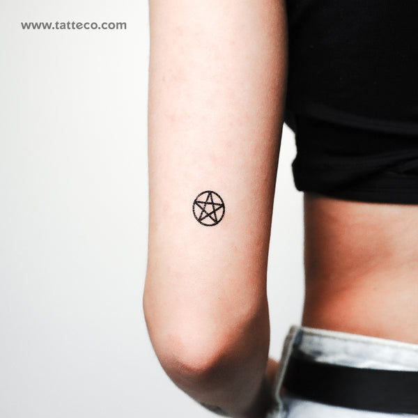 Pentacle Temporary Tattoo - Set of 3