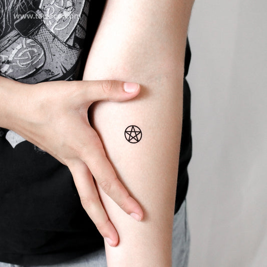 Pentacle Temporary Tattoo - Set of 3