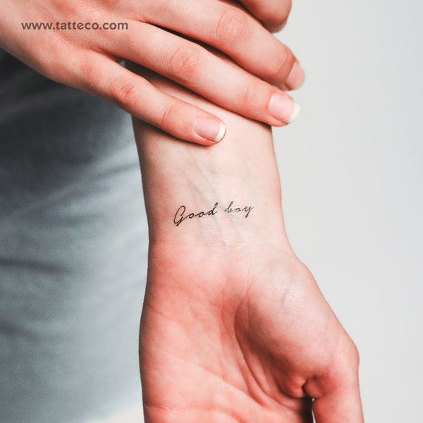 Good Boy Temporary Tattoo - Set of 3
