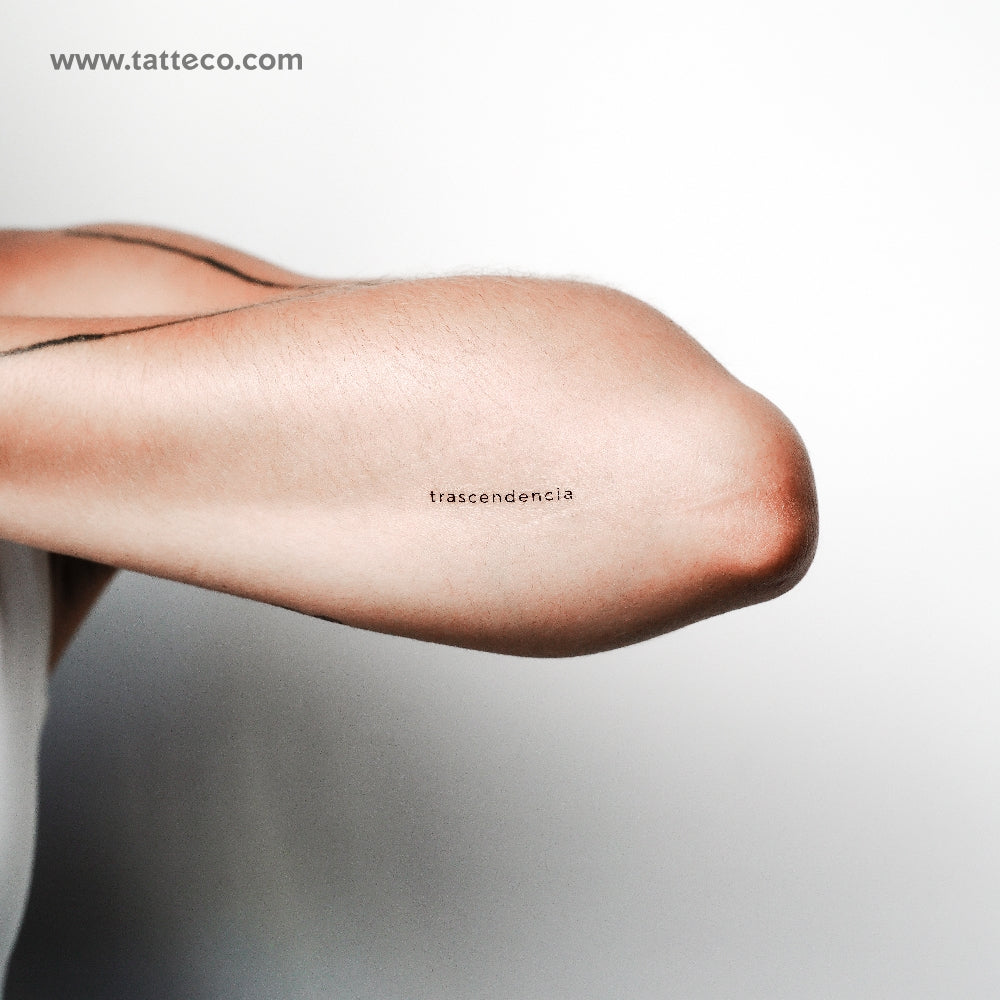 Trascendencia Temporary Tattoo - Set of 3