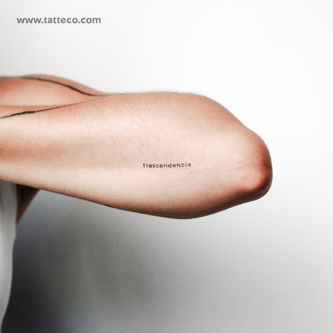 Trascendencia Temporary Tattoo - Set of 3