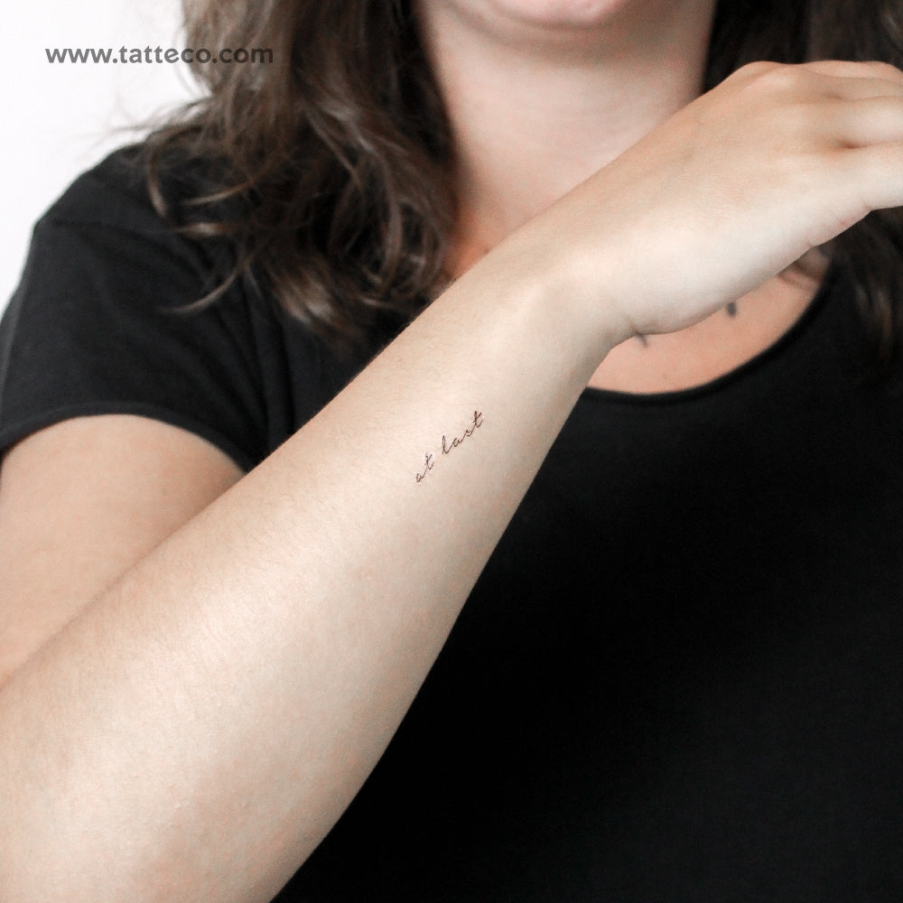 At Last Temporary Tattoo - Set of 3