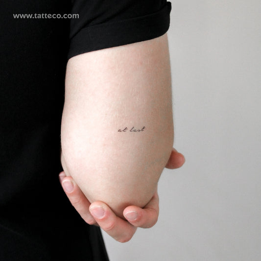 At Last Temporary Tattoo - Set of 3