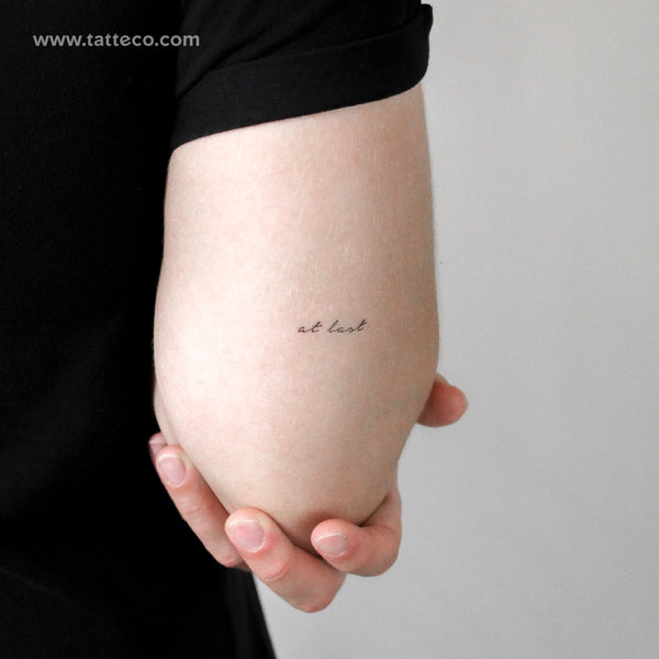 At Last Temporary Tattoo - Set of 3
