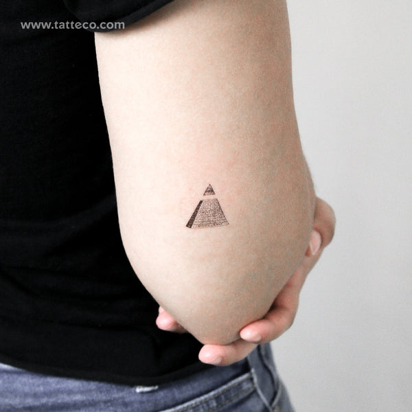 The Eye Of Providence Temporary Tattoo - Set of 3