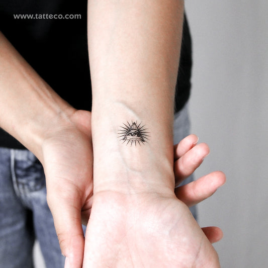 All-Seeing Eye Temporary Tattoo - Set of 3
