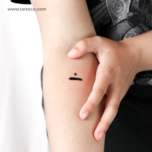 Small Come And Take It Temporary Tattoo - Set of 3