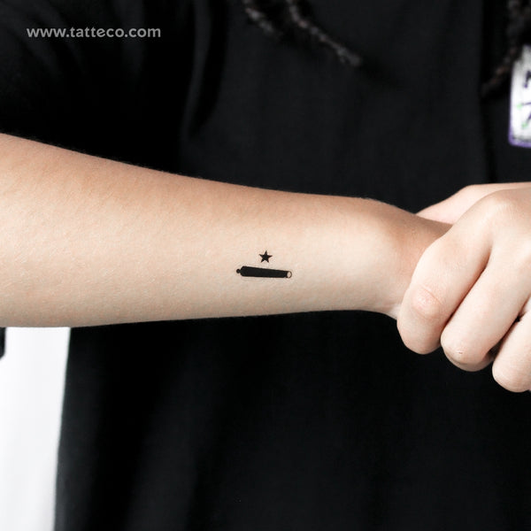 Small Come And Take It Temporary Tattoo - Set of 3