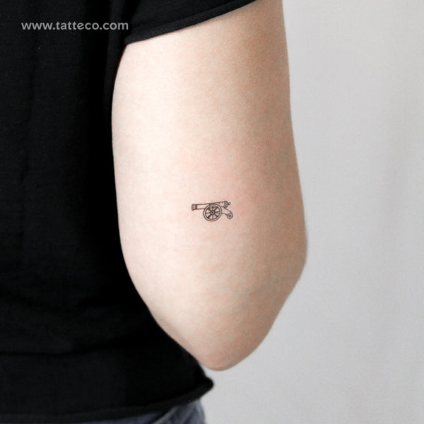 Cannon Temporary Tattoo - Set of 3