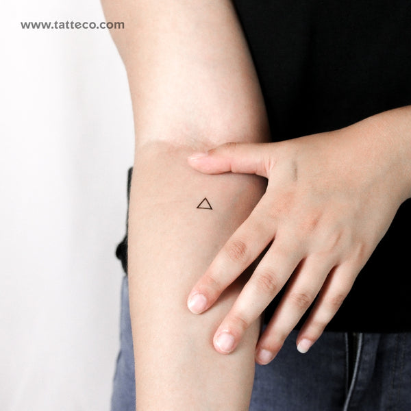 Little Triangle Temporary Tattoo - Set of 3