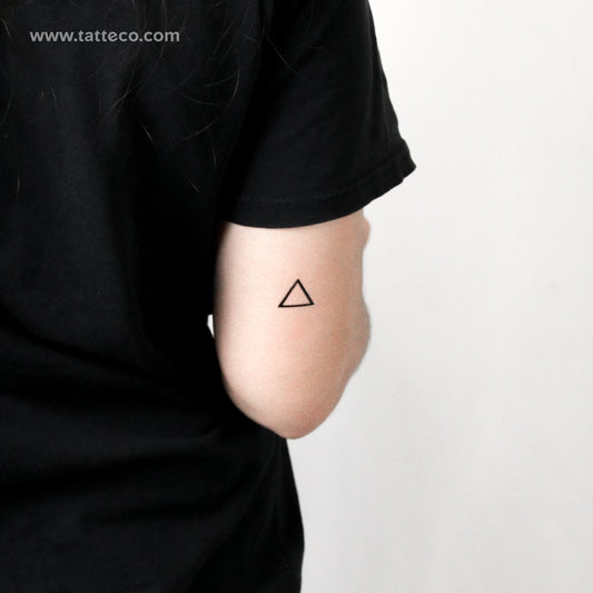Triangle Temporary Tattoo - Set of 3