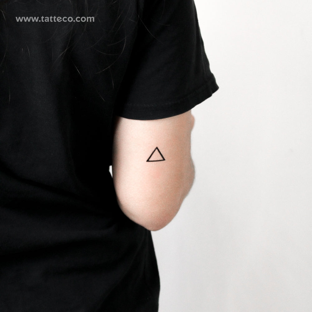 Triangle Temporary Tattoo - Set of 3
