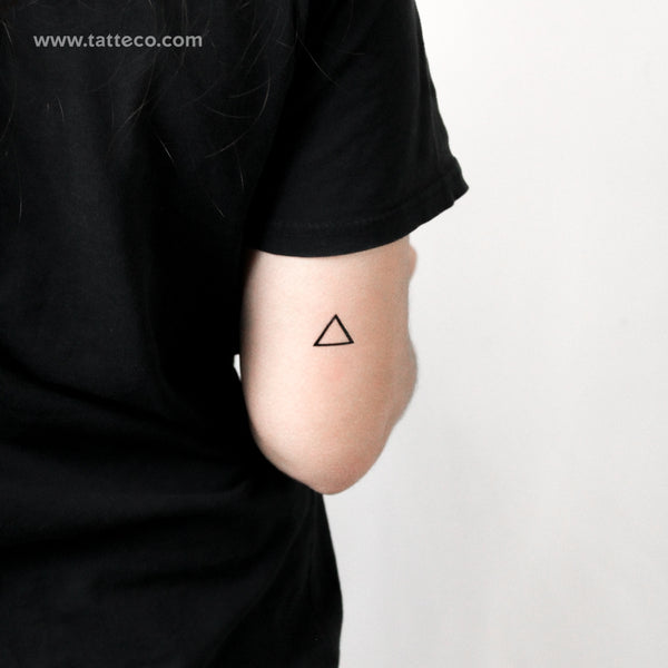 Triangle Temporary Tattoo - Set of 3