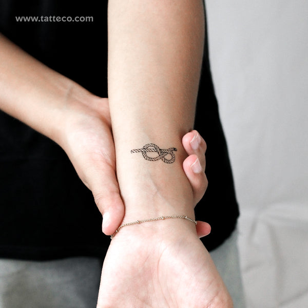 Figure-eight Knot Temporary Tattoo - Set of 3