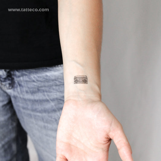 Boom Box Temporary Tattoo - Set of 3