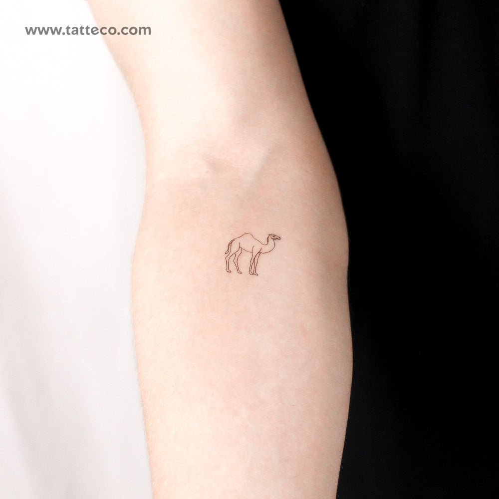 Camel Temporary Tattoo - Set of 3