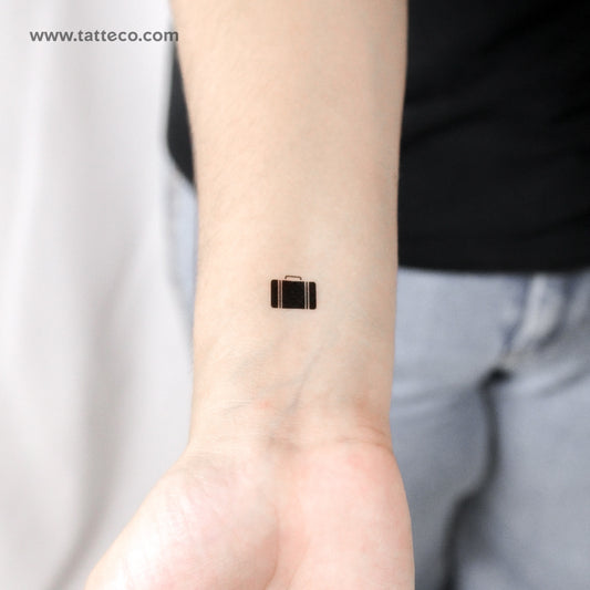 Tatuaje temporal de maleta - Juego de 3