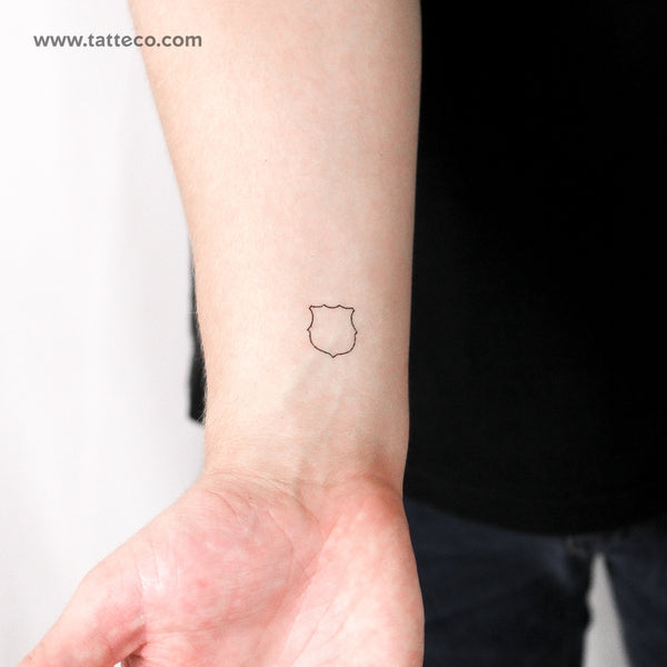 Barcelona Crest Temporary Tattoo - Set of 3