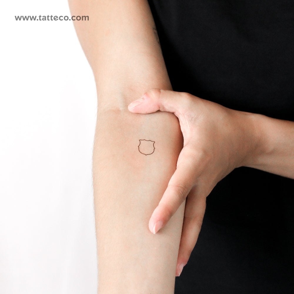 Barcelona Crest Temporary Tattoo - Set of 3