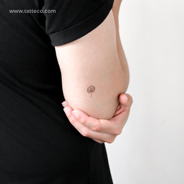 Anthurium Temporary Tattoo - Set of 3