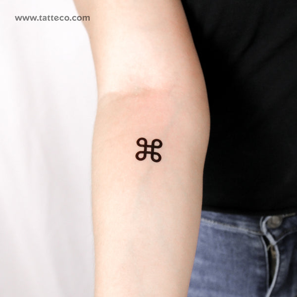 Looped Square Temporary Tattoo - Set of 3